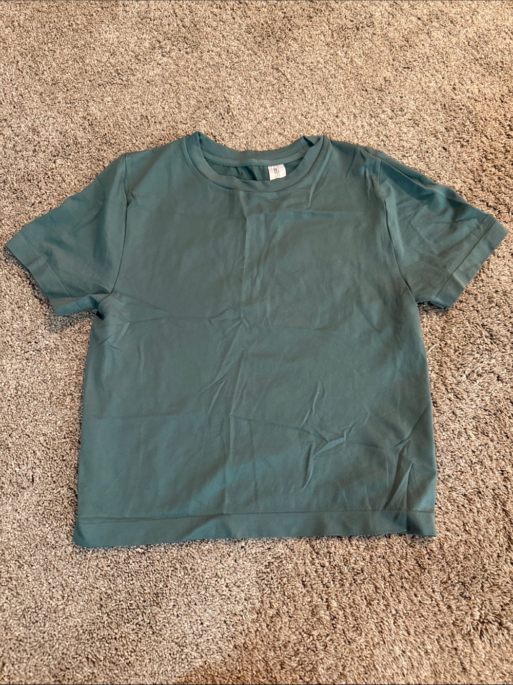 Basic Crewneck Tee in Green